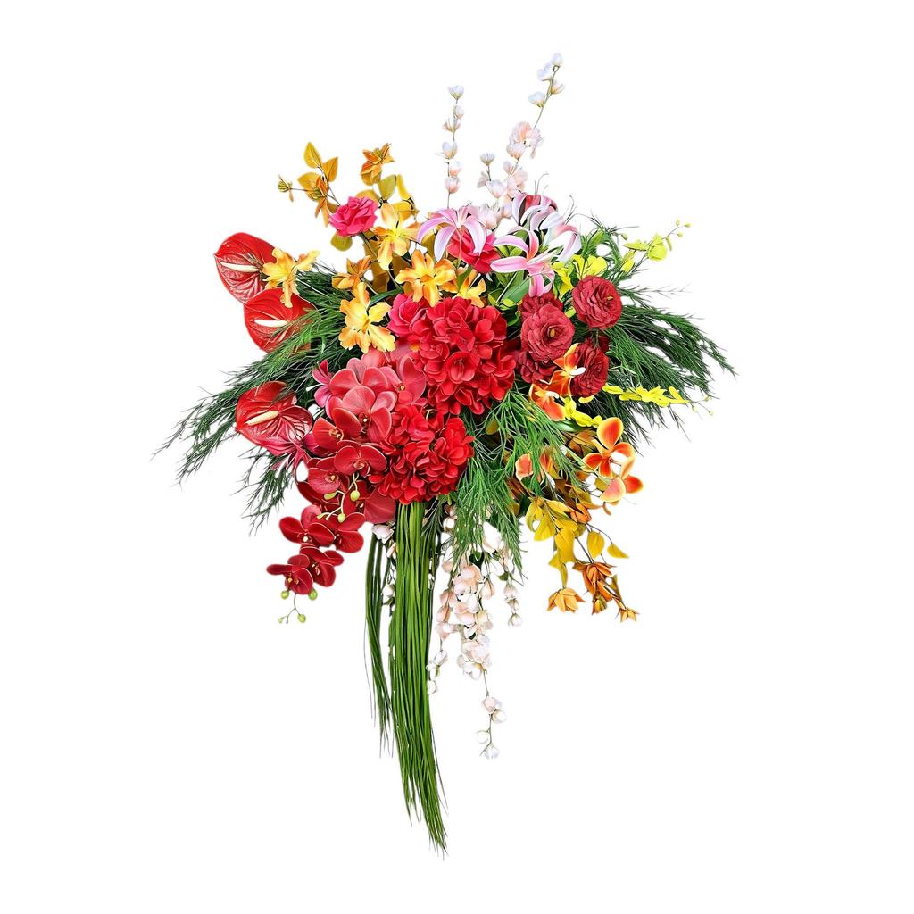 Spring-Summer Nanyang Forest Wedding Faux Flowers Decoration.