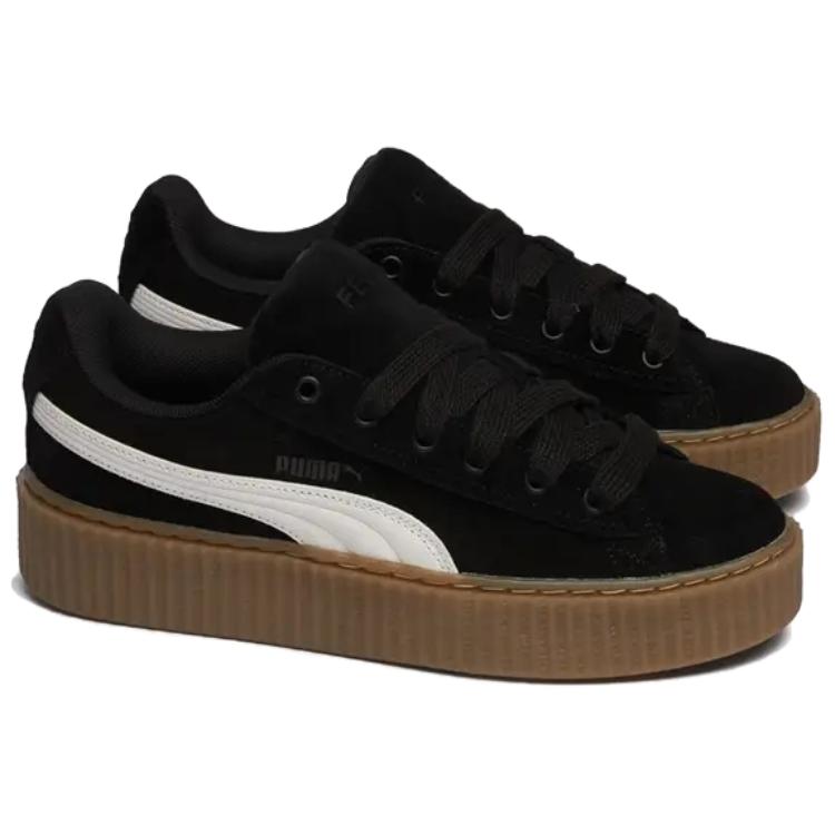Fenty x Puma Creeper Phatty Czarne Ciepła Biel Sneakersy Unisex Fioletowy Gumowy 396403-01