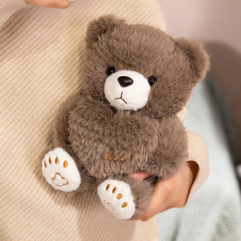 Sitting Love Bear Doll Teddy Bear Plush Toy Cat Doll Three Cat Cat Children Comfort Doll Gift