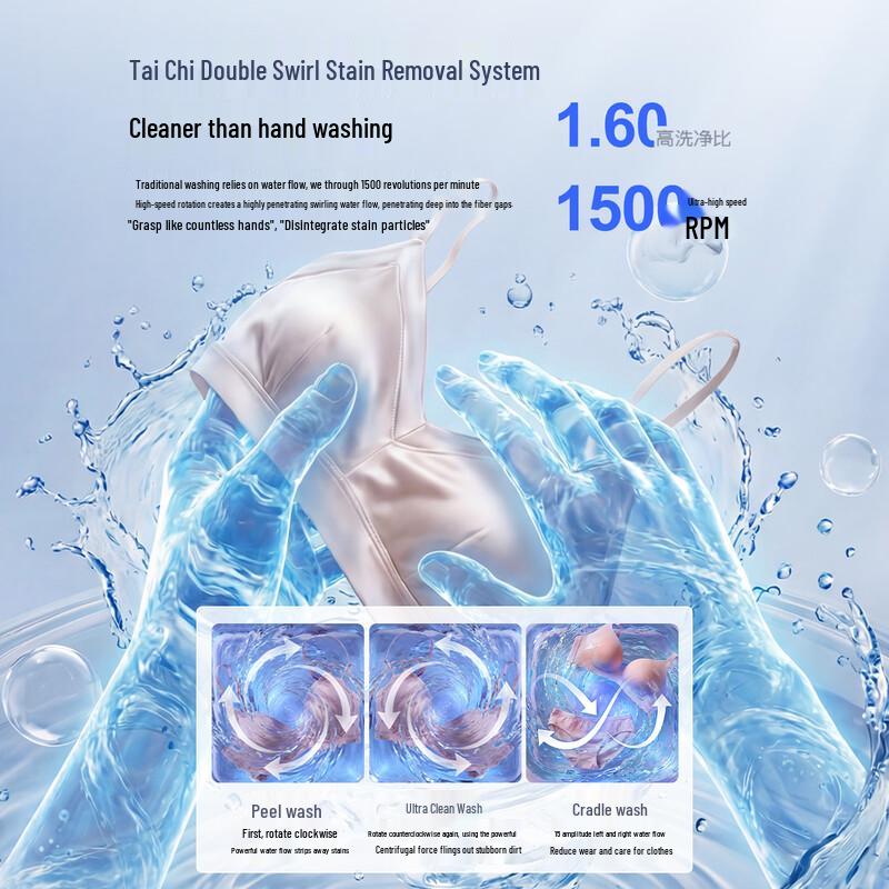 Portable Mini Underwear & Sock Washing Machine CN plug (adapter included)