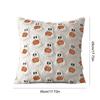 Halloween Ghost Pumpkin Pillowcase Washable Soft Pillow Case Comfortable Throw Pillow Cover for Couch Sofa Bedroom Home Decor