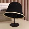 Basin hat foldable simple bucket straw hat woven sunshade small brim breathable sunscreen bucket hat