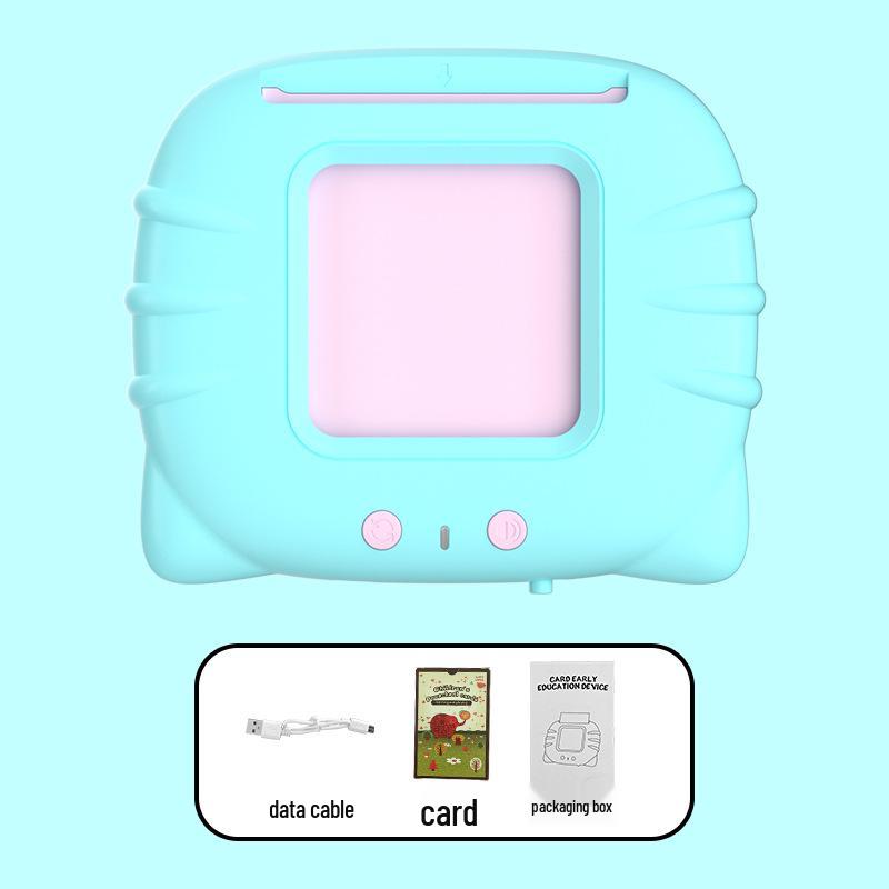 Bilingual Early Education Reading Card Machine for Children - Interactive Learning & Puzzle Toy