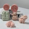 Non-stick Rabbit Candle Silicone Mold for Candle Making DIY Handmade Soap Mould Chocolate Cake Decorating Tool Crafts