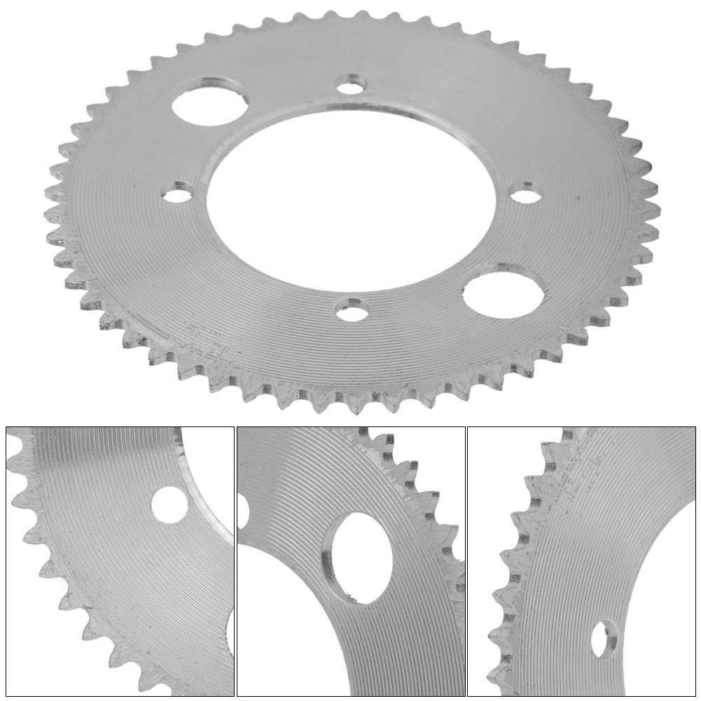 Aluminiowe zębatki tylne 65 zębów 55 zębów do skutera elektrycznego Pasują do łańcuchów 25H55 zębów