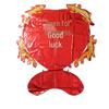 Extra Large Heart Balloon with Auspicious Dragon and Phoenix Foil Design for Housewarming Celebrations