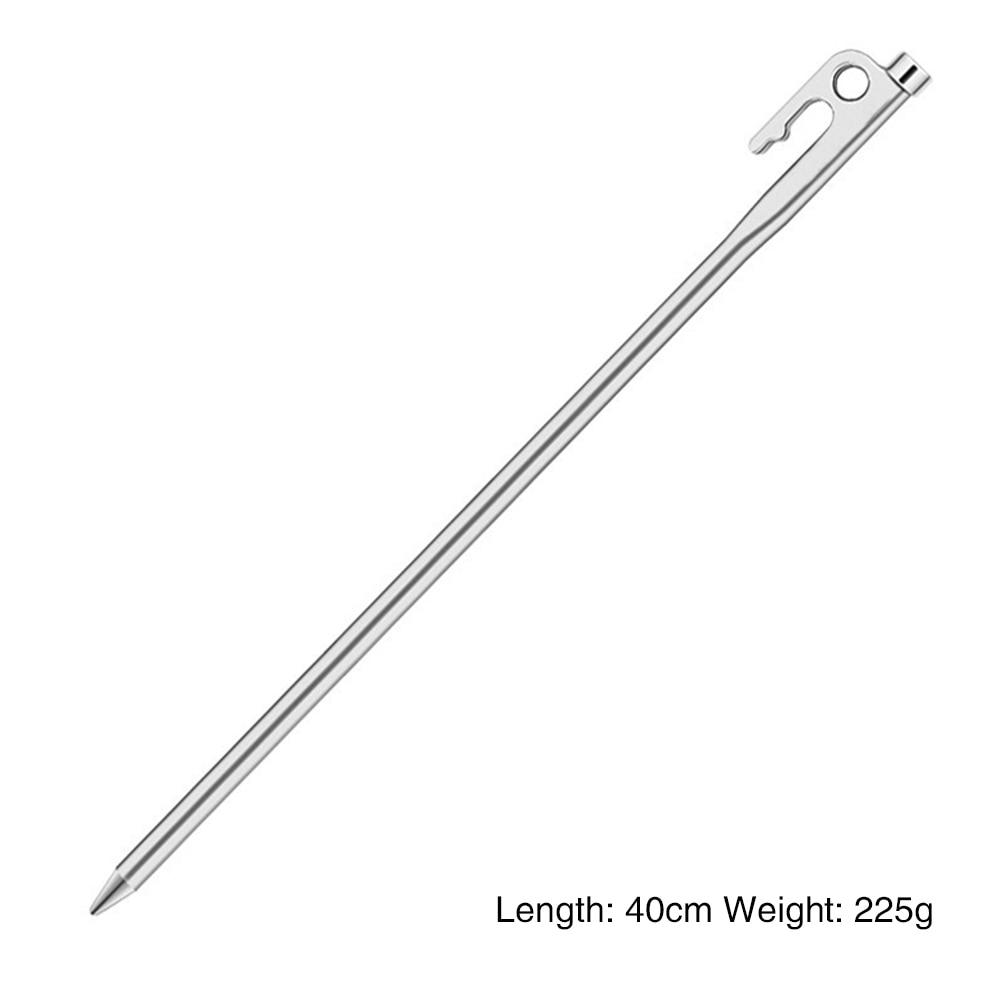 4 Packs Of Stainless Steel 420 Outdoor Tomb Tent Ground Nails Camping Ground Nails Anti Falling Tent Nails