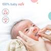 LuvLap Oral Care Disposable Mouth Swabs For Baby Tongue And Gum Cleaning, 3D Wave Gauze, 40 Pieces, Soft Paper Handle