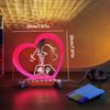 LED Notepad Board Erasable Painted Acrylic Doodle with Light Colorful 7 Pens Diy Drawing Painting Night Light Kids Birthday Gift