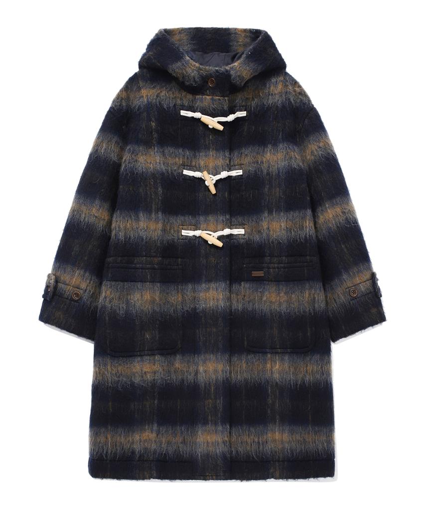 Covernat Woman Long Duffle Coat Check