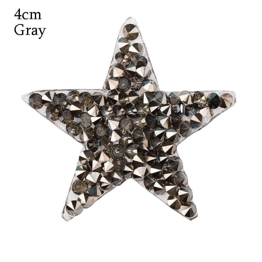 Star Motifs Thermal Transfer Pentagram Sticker Rhinestone Patches Clothing Accessories Hotfix
