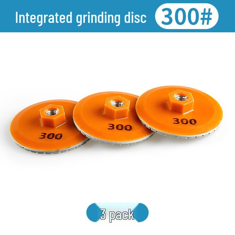 Integrated Tile Edge Grinding & Polishing Disc for Stone, Marble, Quartz, Chamfering, and Dry Trimming