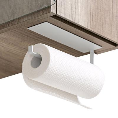 Portarotolo di carta Portasciugamani Mensola sospesa Portaoggetti per il bagno Portarotolo Cucina di casa Accessori per fazzoletti Supporto a parete Appendiabiti da cucina