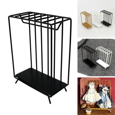 1/6 Dollhouse Metal Clothes Rack Simulation Bedroom Furniture Supplies