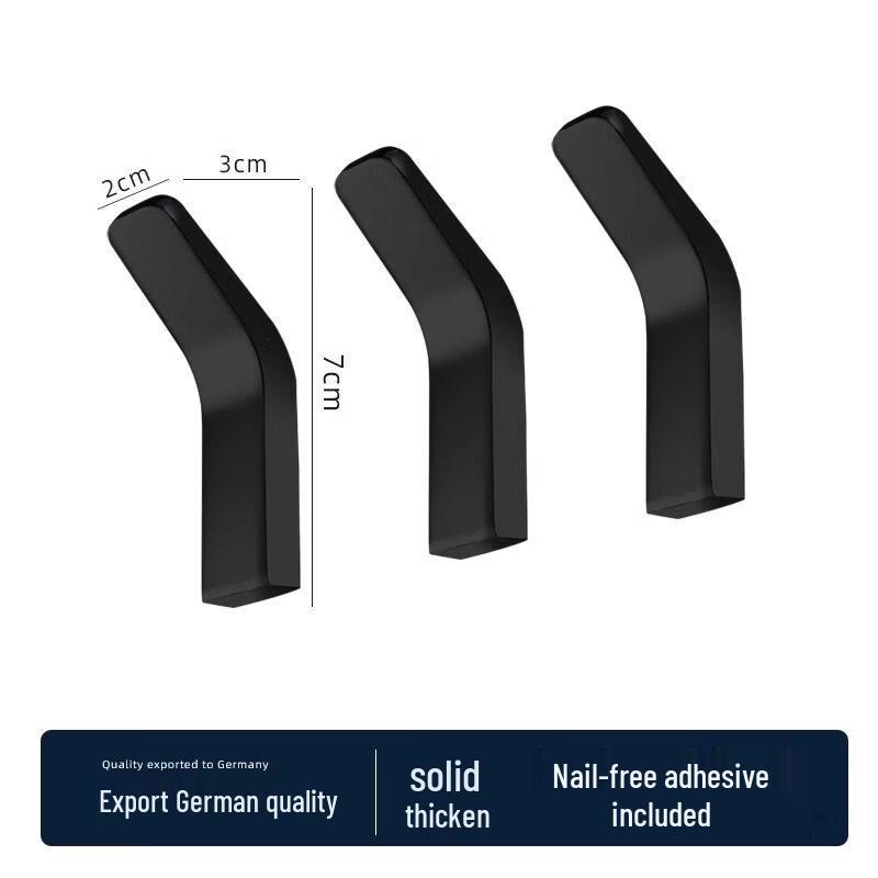 Punch-Free Space Aluminum Bathroom Towel Rack