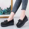 Damen Slipper Plateau Klobig Dame Sommer Lässig Klassisch Büro Dame Dicke Sohle Höhenerhöhung Shake Schuhe
