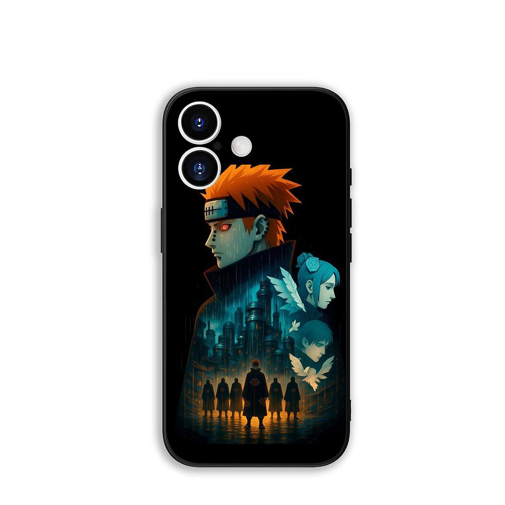 

Phone Cover Akatsuki Narutos Pain Cartoon Casing for Apple iPhone 16 15 14 Plus 13 12 Mini 17 Pro Max + ProMax 16E Air 15+ Case iPhone 13 mini