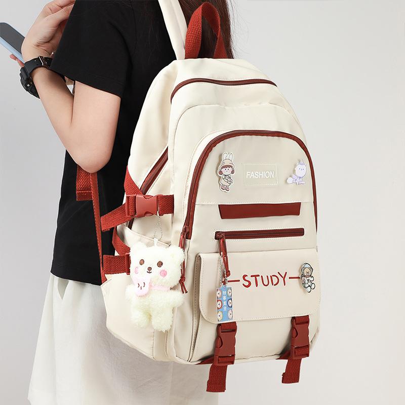 School Bag Backpack Girls 2025 Spring Autumn Winter New Fashion Junior