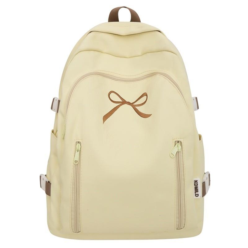 Nylon School Backpack With Comfortable Shoulder Straps For College Students