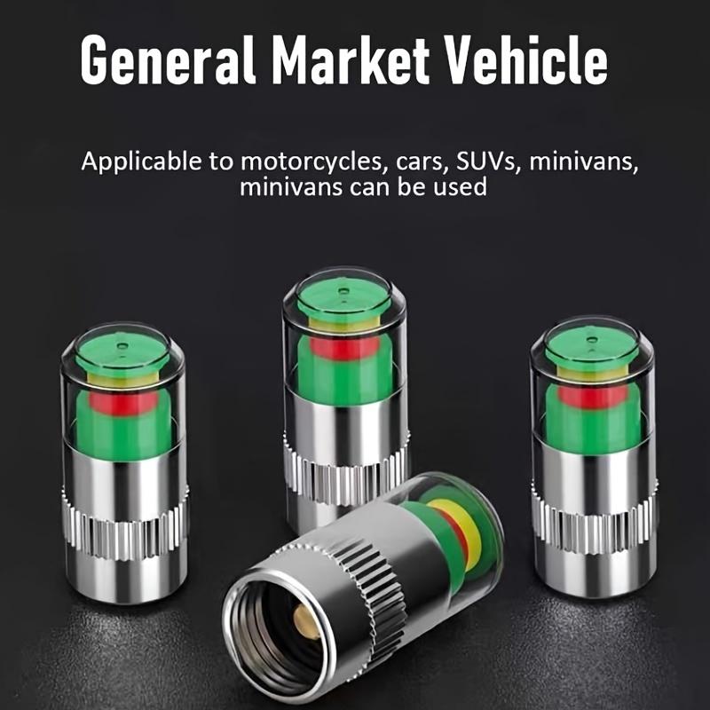 4 stücke Auto Reifendruckmesser Anzeige Alarm Monitor Ventil Kappe Sensor Reifendruck Monitor Erkennung