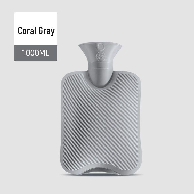 Large Portable Explosion-Proof Hot Water Bottle with Thickened Hand Warmer and Imitation Rabbit Fur