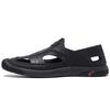 2025 summer men's shoes sandals hollow men's new breathable soft sole light casual going out hole shoes driving shoes