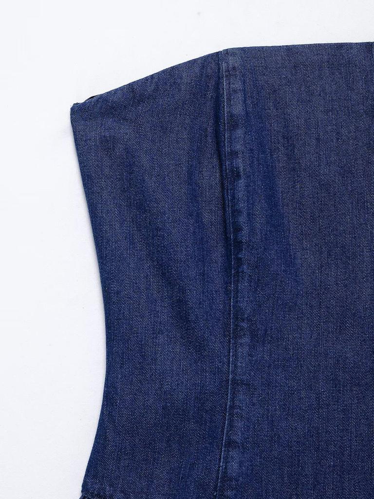 2025 Spring Women's Slim Fit Pleated Strapless Dress