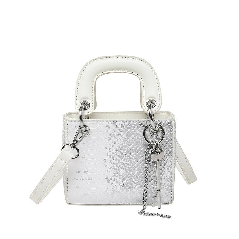 Womanbags women's bag 2025 European and American new fashion snake pattern retro handbag messenger tote bag tide