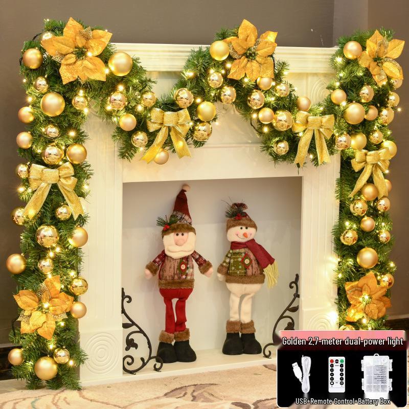 2.7m Christmas Garland for Decoration - Tree, Wreath, Wall, Door Hanging, Hotel, Shopping Mall Display