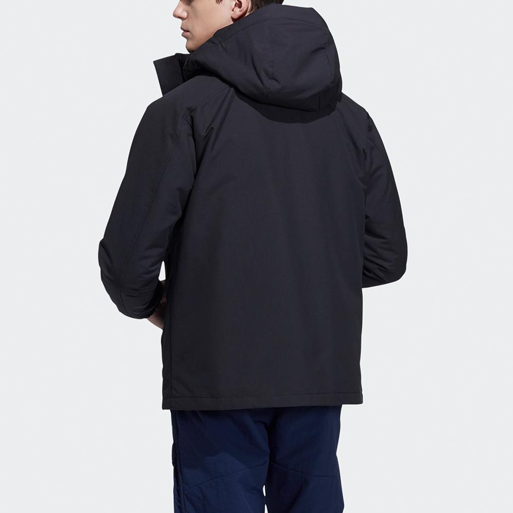 Adidas 3-In-1 Down Jacket with Removable Liner and Hood Men Outerwear Black H20772