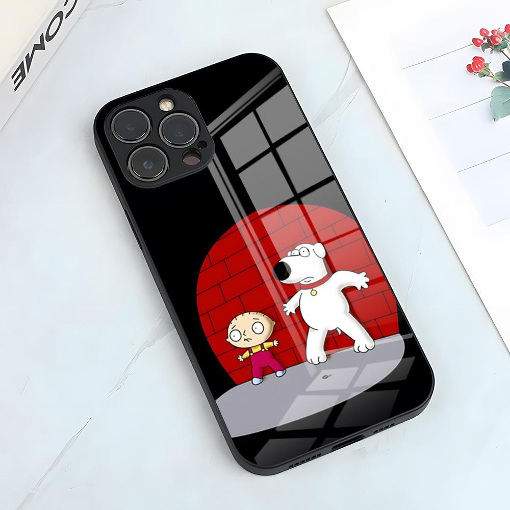F-Familie Lustiger Kerl Handyhülle Für IPhone 17 Pro Max 15 Pro 16 14 Plus 12 13 Mini 11 Pro Stoßfeste Glasabdeckung
