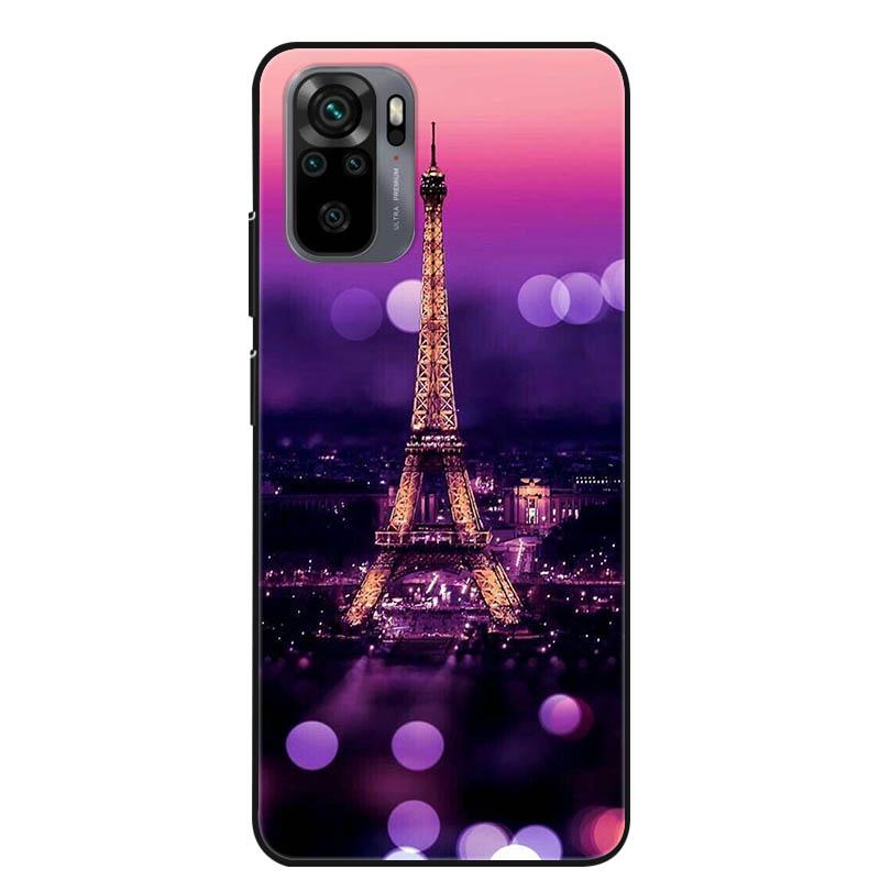 For Xiaomi Redmi Note 10s Case Shockproof Silicone Cartoon Soft Cover for Redmi Note 10 Pro Phone Cases Note10 4G 10T 5G 10 S