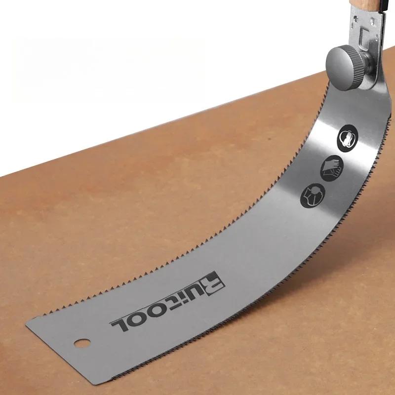 ALLSOME Piła ręczna 13/22 cala Ostrze ze stali SK-5 Elastyczna piła do drewna Ergonomiczny design Beznarzędziowa wymiana ostrza Idealna do obróbki drewna