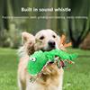 Plüsch Hundespielzeug Krokodil Quietschendes Haustierspielzeug für Kleine Mittlere Große Hunde Interaktives Hundezahnreinigung Kauspielzeug Haustierbedarf