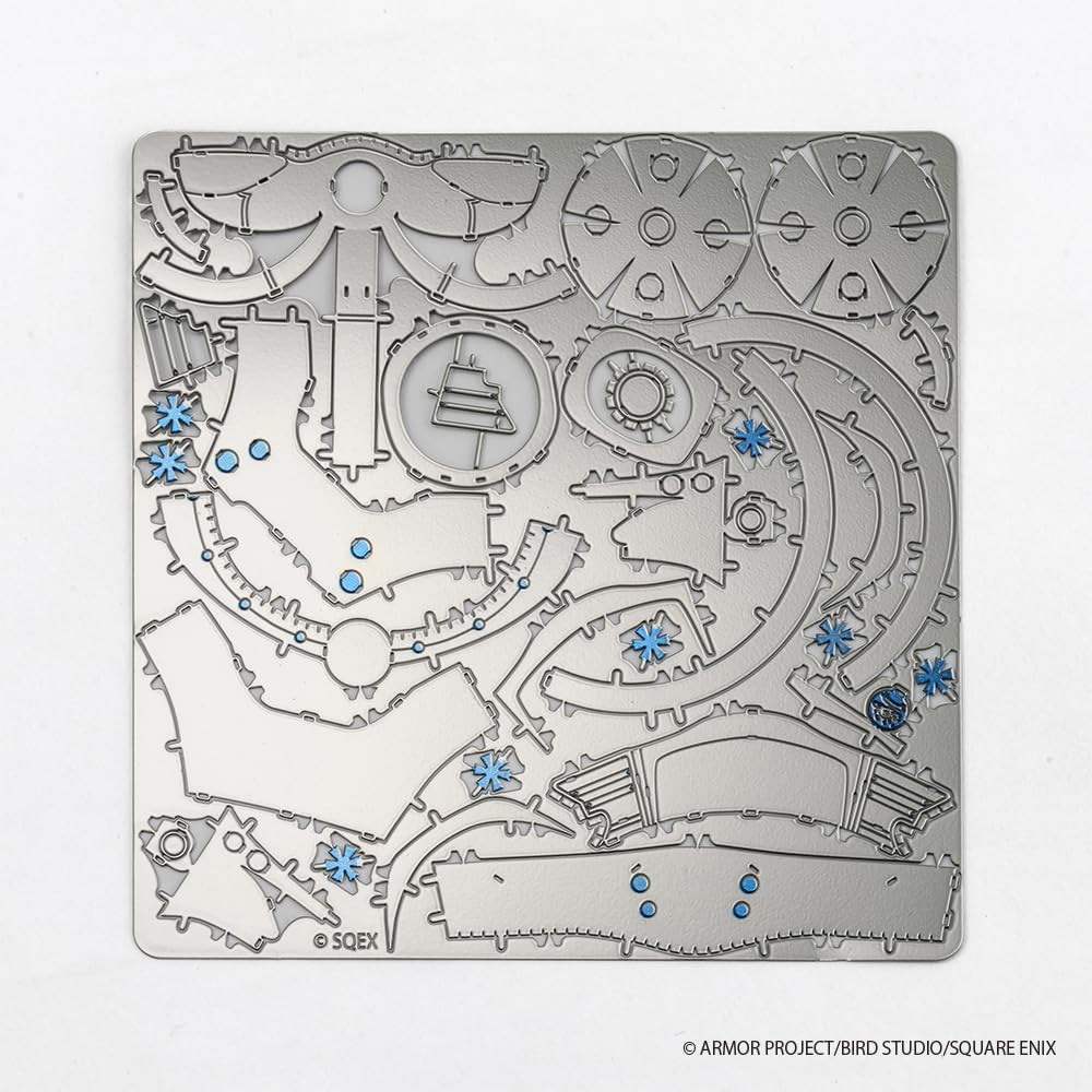 Tenyo Dragon Quest Metallisk Nano Puslespill Vill Metallrustning Vill Metallhjelm &