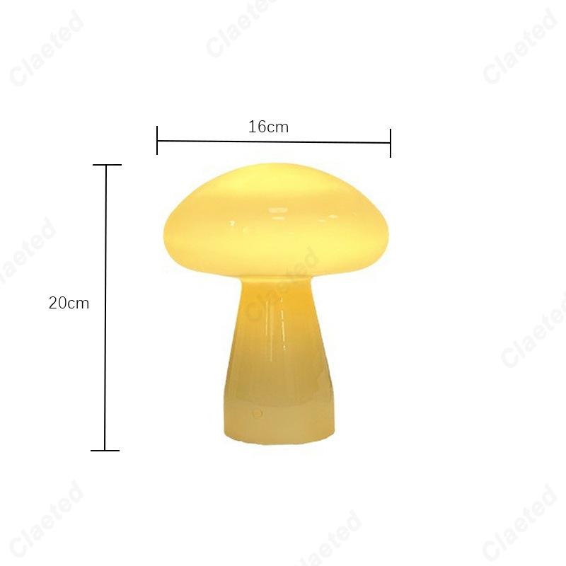 Creative New LED Mushroom Small Desk Lamp Study Bedroom Bedside Romantic Atmosphere Decorative Lighting