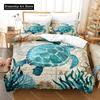 3D Print Undersea World Bed Linen Set,King Size Duvet Cover,Bedroom Bedding,Home Textile,Double Kid Quilt Cover,Dropship