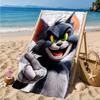 Tom Adventure Beach Towel, Super Soft Microfiber, Perfect Gift for Her/Him, Birthday, for Pool, Beach, Travel, Decor Beach Party