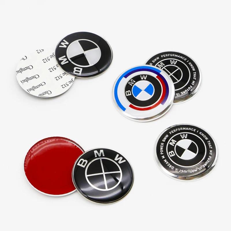 1 Uds pegatina para volante de coche emblema de coche accesorios de decoración para BMW G22 F30 F10 X3 X5 X6 E39 E46 E36 E90 G20 YNEPB1