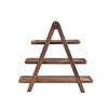 2Pcs Wooden Serving Platter 3 Tier Serving Tray Multi-Function Food Serving Rack Foldable Food Storage Shelf for Wedding Party