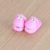 1 Pair Simulation Mini Dinosaur Slippers Round Toe Silicone Dinosaur Slippers  Children Toys