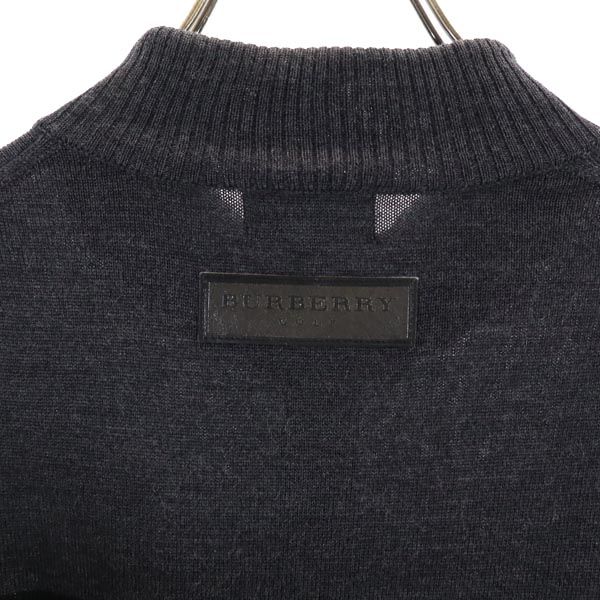 Burberry Half Zip Long Sleeve Sweater GOLF Sanyo Shokai Long Sleeve Knit Men's Used