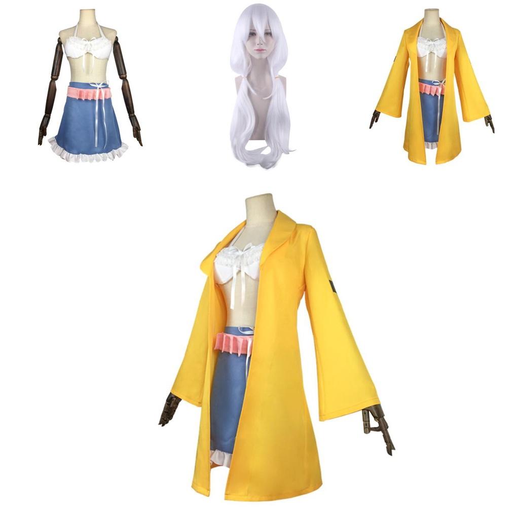 Danganronpa V3 Angie Yonaga Cosplay Costume With Exquisite Workmanship Coat Skirt Wig