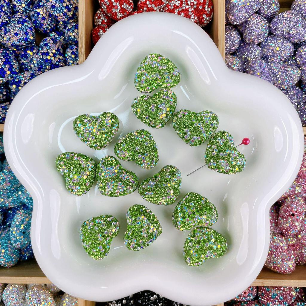 Handmade Rhinestone Crystal Beads for DIY Jewelry: Diamond Ball, Spacer, Pendant Materials