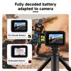 2000mAh Battery For Gopro Hero 9 10 11 12 Camera Battery with LCD 3-Slots Fast Charger Box For GoPro Hero12 11 Sport Cameras