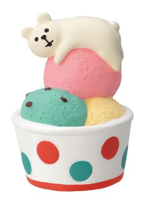Decor Corporation Concombre Chilled Ice Polar Bear White Size Approx. 3.8 H5.4 ZSV-38063D