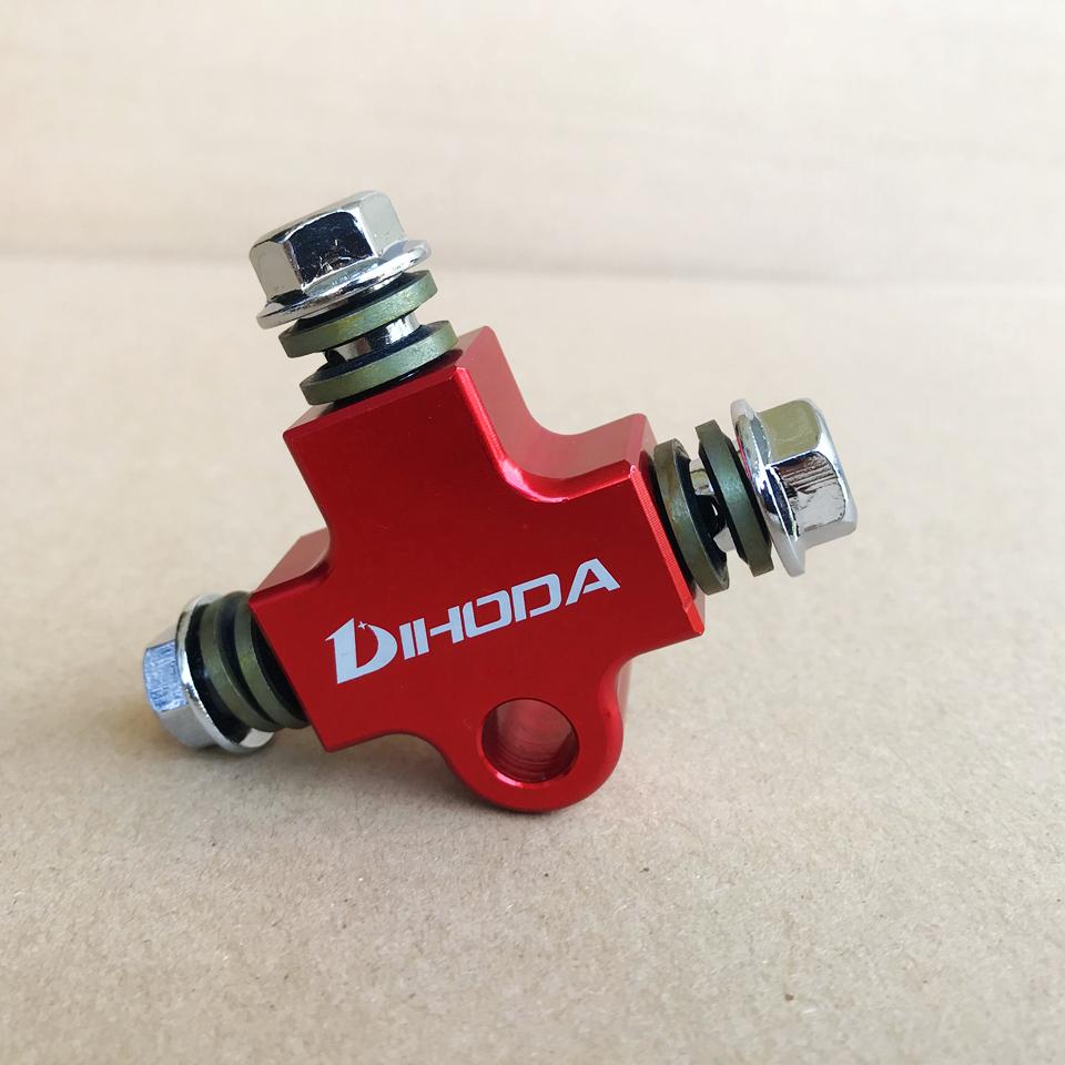 Tubo Freno Idraulico Moto Connettore a T in CNC / Raccordo a T per Staffa Tubi di Modifica Adattatore