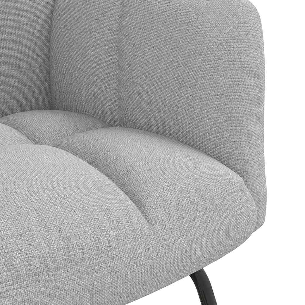 Rocking Chair Cloud Grey Fabric