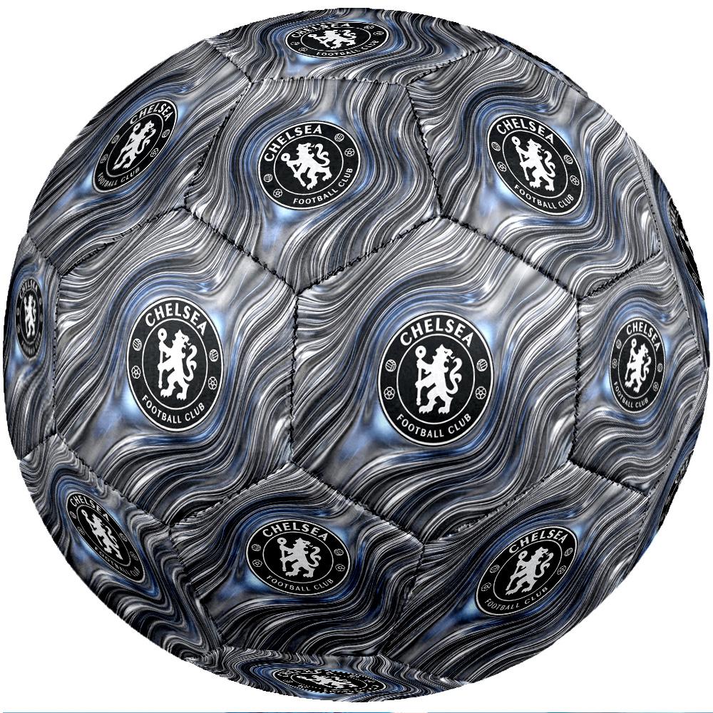 Chelsea FC Theme Soccer Ball Size 5 Soccer Ball Soft Touch Professional Training Football for Outdoor Sports