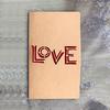 10pcs/bag Retro Kraft Paper Laser Hollowed Out Love Card, Thank You Card, High-end Greeting Card